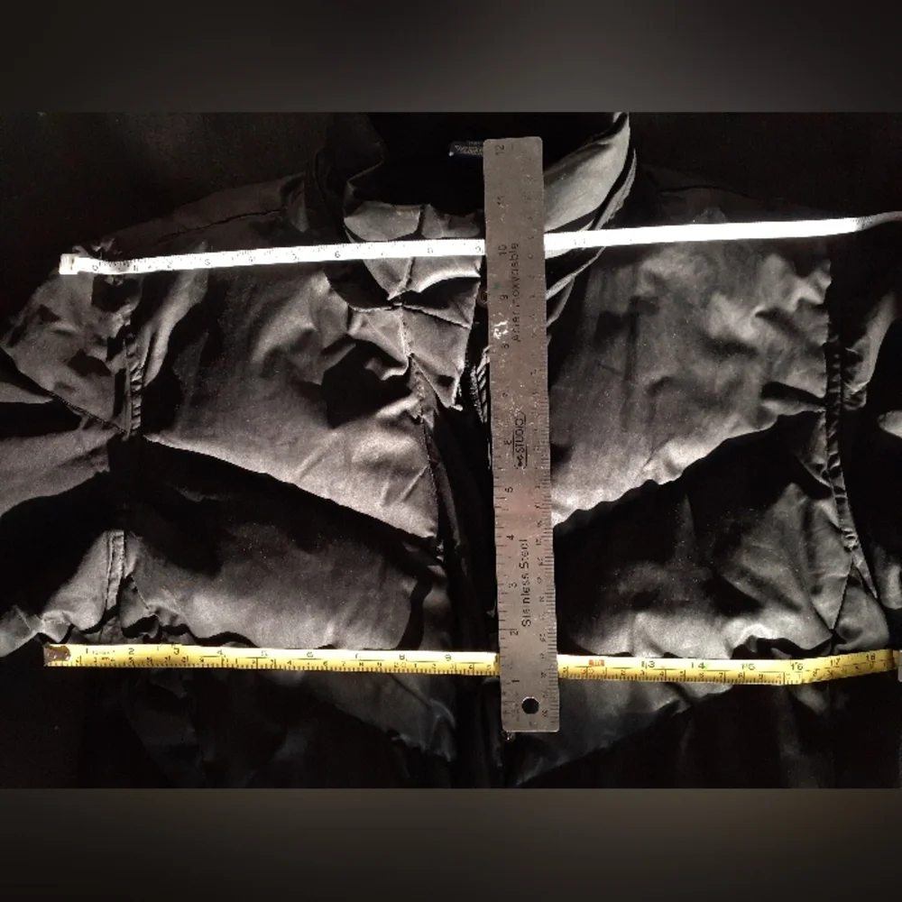 Down-filled, fleece-lined winter coat for kids or adults, with detachable hood. - Picture 11 of 12